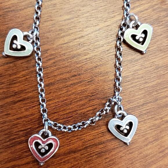 BRIGHTON enamel heart charm bracelet - Picture 3 of 8